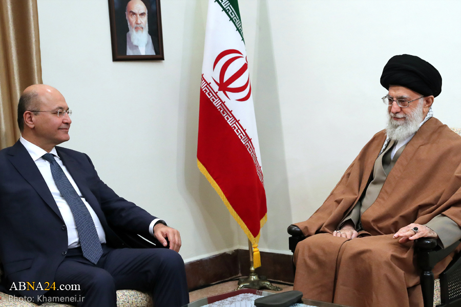 イラク大統領と会談のイラン最高指導者「イラク人の兄弟と共にあり続ける」