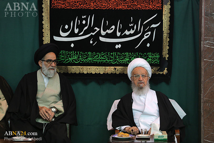 تقرير مصور/ عزاء بمناسبة استشهاد الامام الحسن العسكري(ع) في مكاتب المراجع بقم
