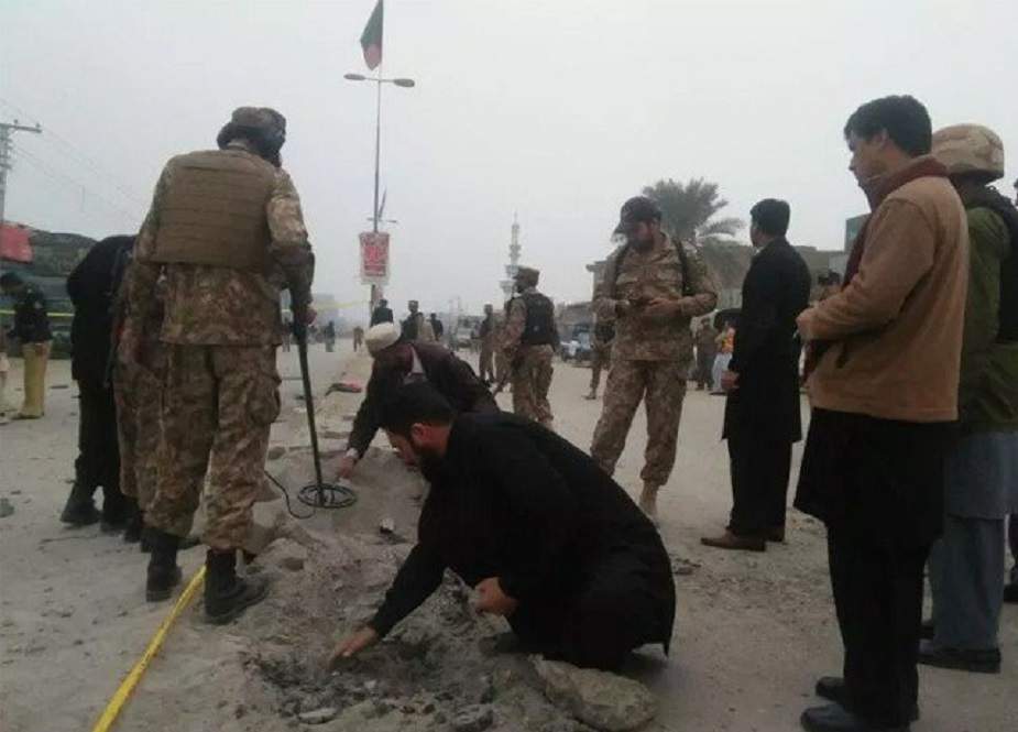 کوئٹہ، سڑک کنارے بارودی سرنگ کا دھماکہ، 3 اہلکار شہید، 4 زخمی