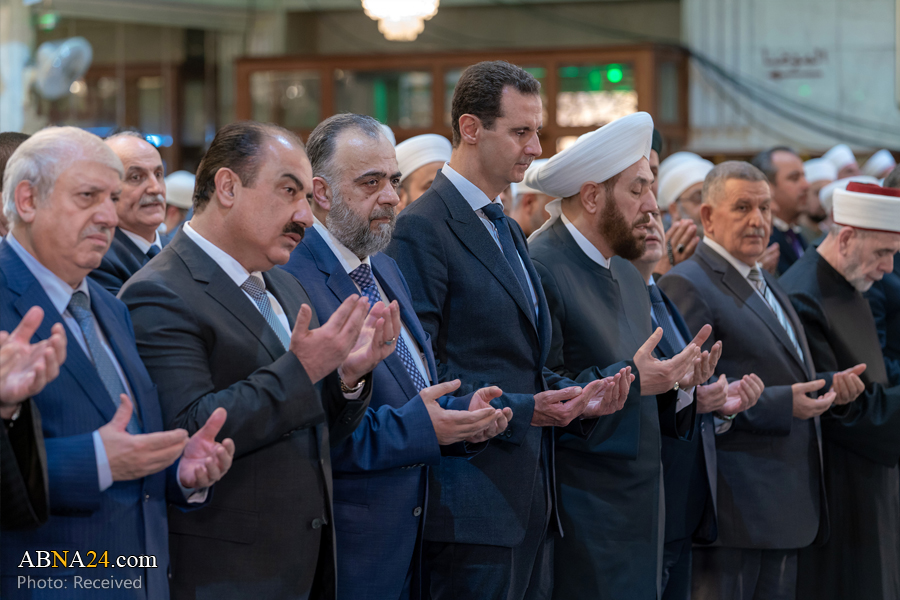 Bashar Assad Hadiri Peringatan Maulid Nabi Muhammad saw di Damaskus