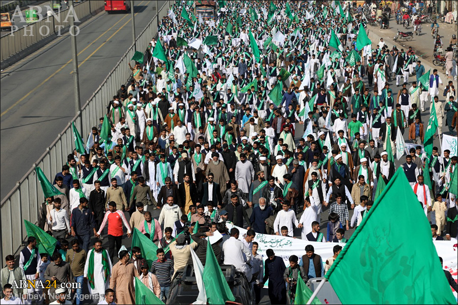 Photos: Glorious rally of Pakistan's Shiites on occasion of birth anniversary of Prophet Mohammad (pbuh)