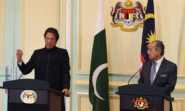 پاکستان اور ملائیشیا کے وزراء اعظم کا مشترکہ پریس کانفرنس سے خطاب