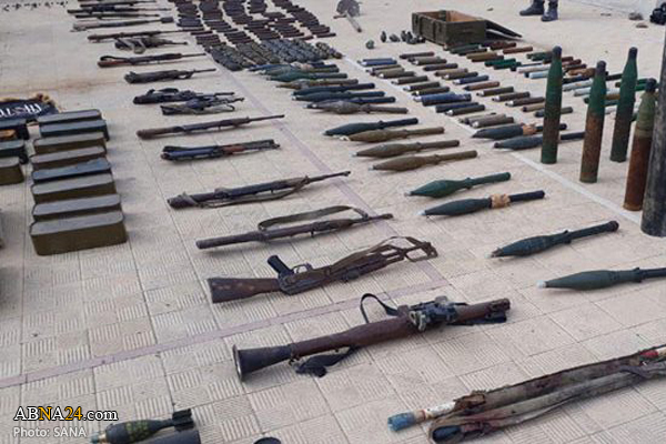 Syrian forces dicover weapons, ammo of terrorists’ remnants in Barza, Damascus / Pics