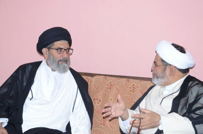 علامہ سید ساجد علی نقوی سے علامہ شبیر میثمی کی ملاقات