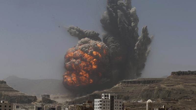イエメンで、サウジ軍の新たな犯罪により、一家６人が死亡