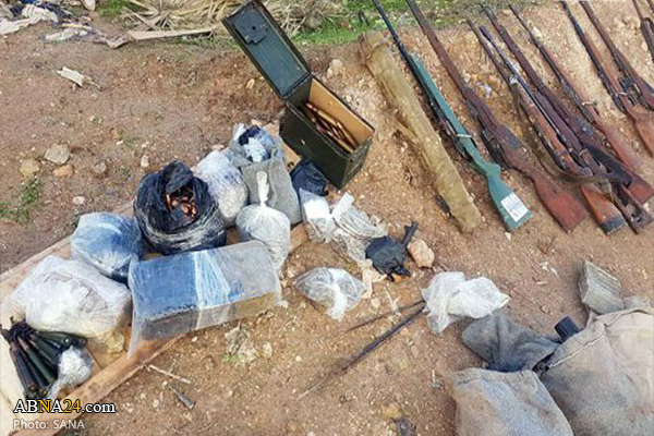 Syrian forces discover weapons, ammos left behind by terrorists in Homs / Pics