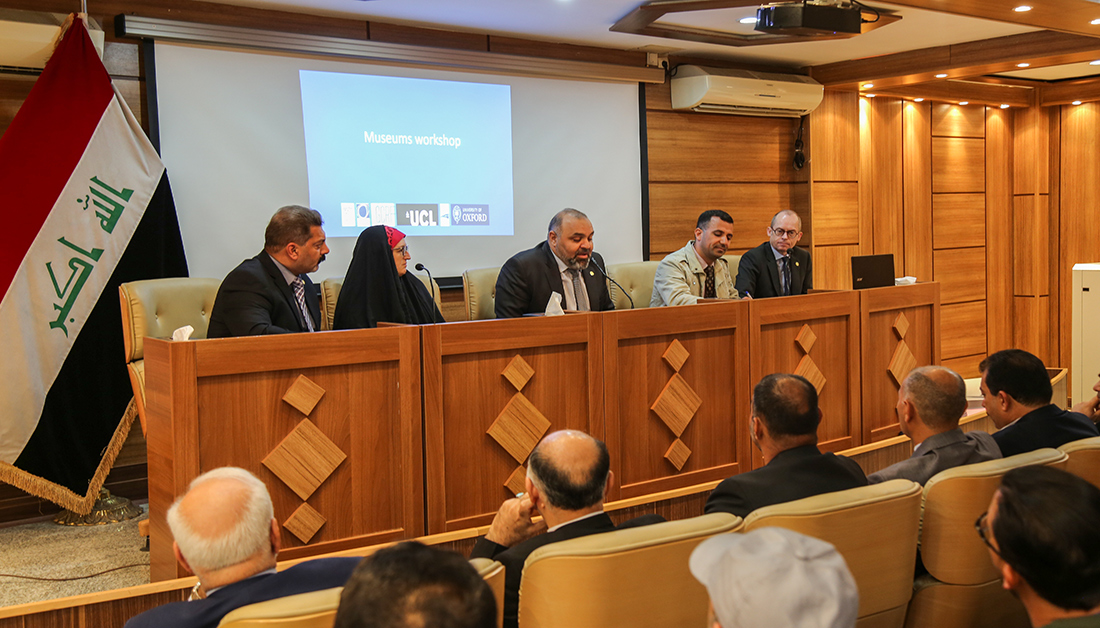 جامعة اوكسفورد البريطانية تبحث في كربلاء تطوير المتاحف الدولية واداراتها