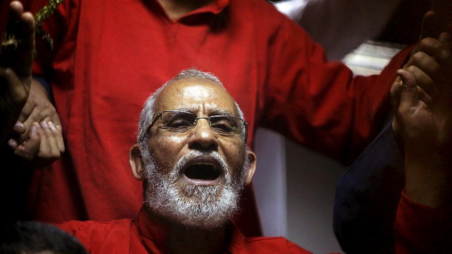 محكمة مصرية تعاقب محمد بديع وخيرت الشاطر بالسجن المؤبد 