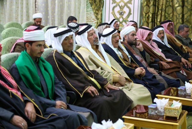 العتبة الحسينية تستقبل شخصيات عشائرية ودينية من نينوى
