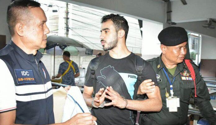 محكمة تايلندية تمدد حبس اللاعب العريبي ٦٠ يوما والمضي في إجراءات ترحيله إلى البحرين