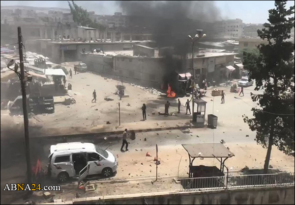 13 قتيلا وجريحا بانفجار في مدينة عفرين بحلب