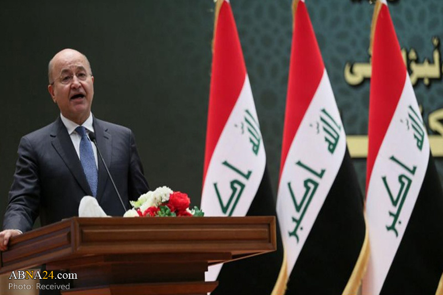 Iraqi president hails Iran’s support during wartime days