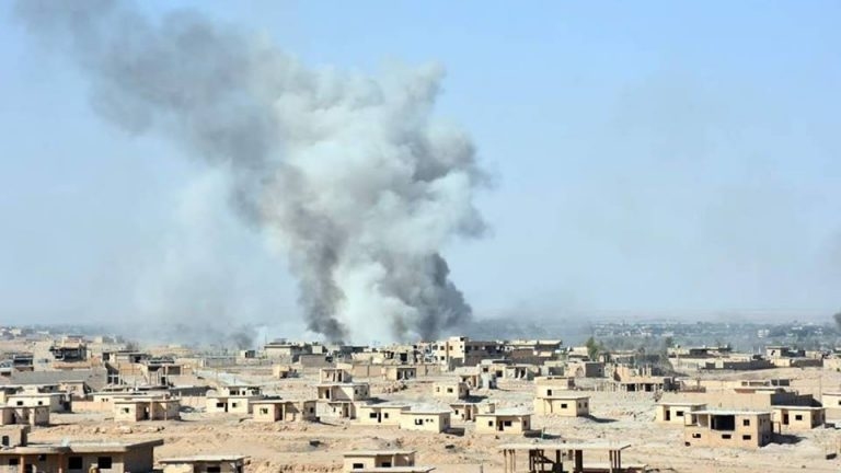 مقتل 17 مدنيا بضربة للطائرات الأمريكية على بلدة هجين شرق سوريا