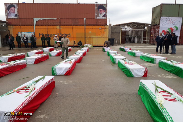 Remains of 46 Iranian martyrs back home