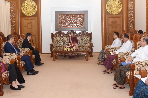 ေဒၚေအာင္ဆန္းစုၾကည္ႏွင့္ အာဆီယံအတြင္းေရးမႉးခ်ဳပ္ ရခိုင္အေရးေဆြးေႏြး