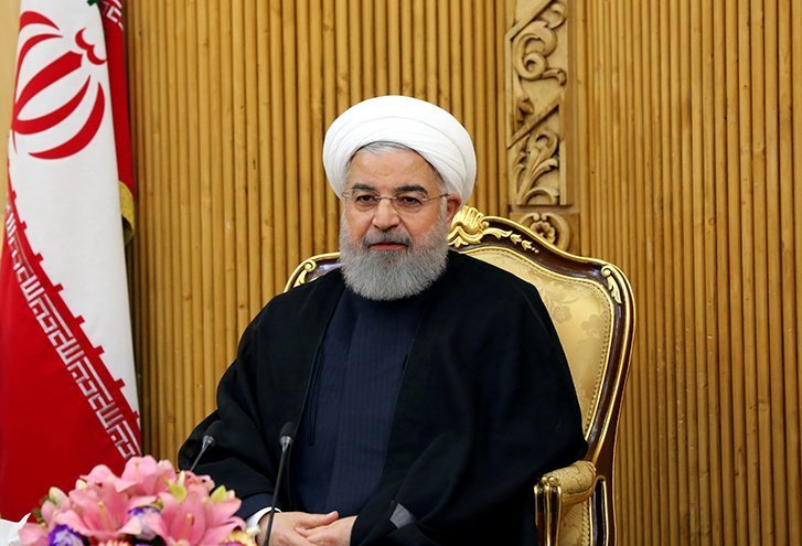 الرئيس روحاني : اجراءات أمريكا ضد ايران ارهابية