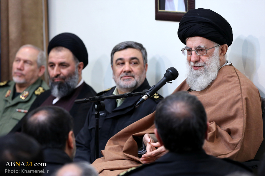 تصویری رپورٹ: رہبر انقلاب اسلامی سے پولیس افسروں کی ملاقات