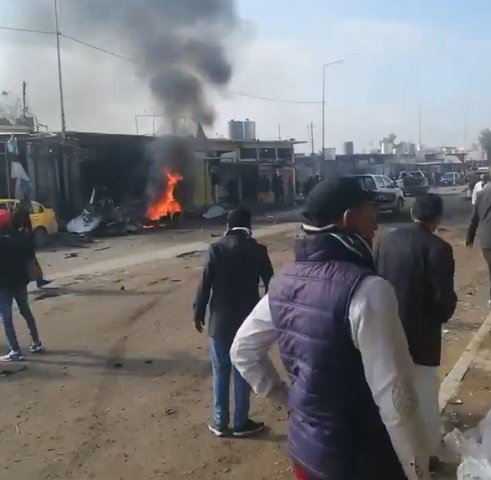 داعش الوحشي يعلن مسؤوليته عن تفجير تلعفر الارهابي