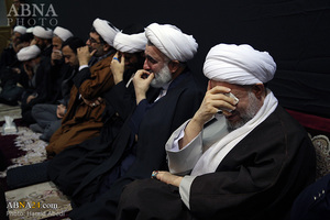  تصويري رپورٹ: مرحوم آیت اللہ ہاشمی شاہرودی کے گھر پر علماء کا حضور