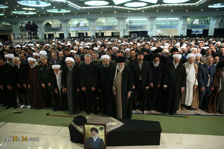 Photos: Imam Khamenei led funeral prayer for Ayatollah Hashemi Shahroudi