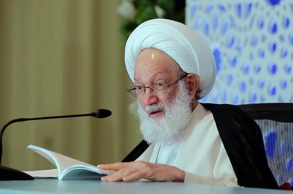 آية الله قاسم يعزي بوفاة آية الله "هاشمي شاهرودي"