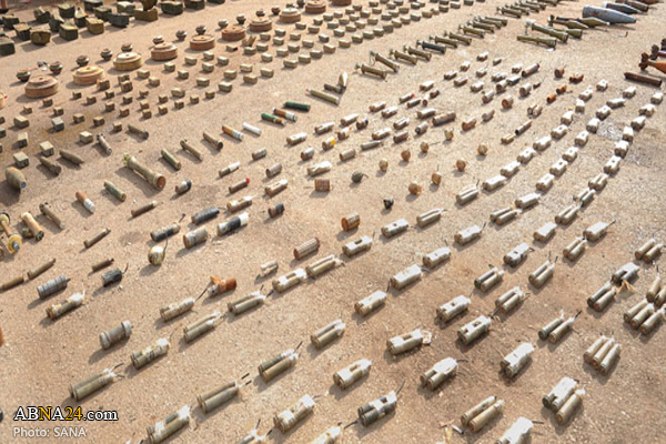 Syrian Forces seize Israeli, US- made weapons left by terrorists in Daraa / Pics