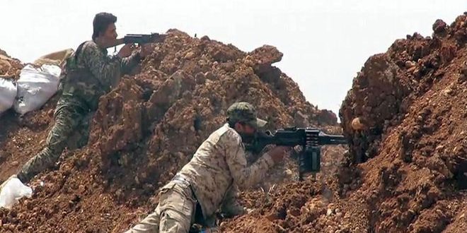 Avortement d’une tentative d’infiltration de terroristes en direction des village sûrs dans la banlieue de Hama