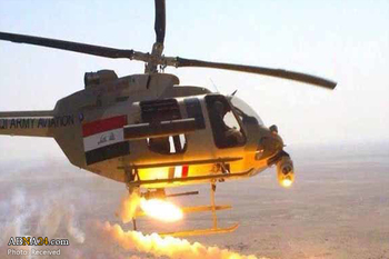 Napad iračkih helikoptera na skrovišta terorista