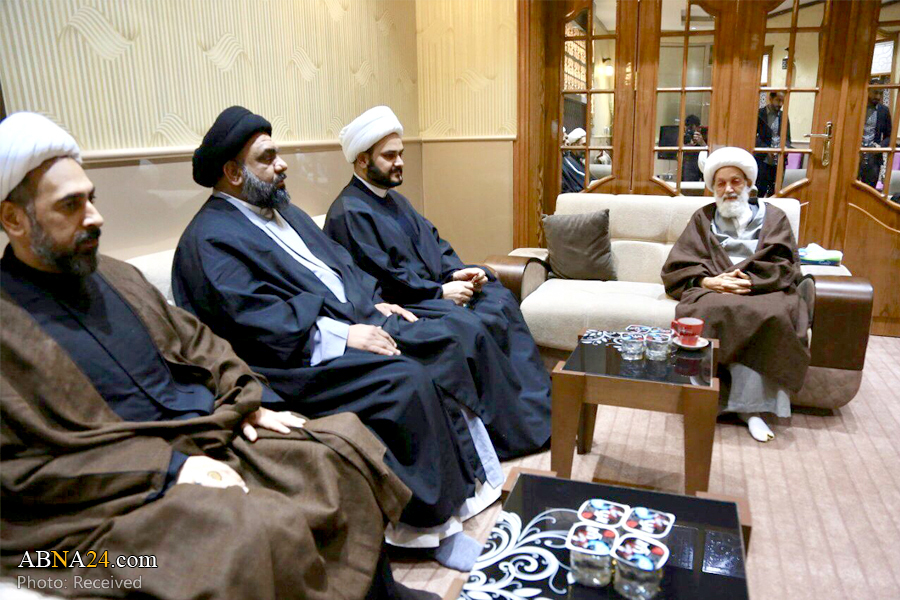 “El secretario general de Al-Nuyaba se reunió con el Ayatolá Sheij Issa Qassim en Iraq” + Fotos 