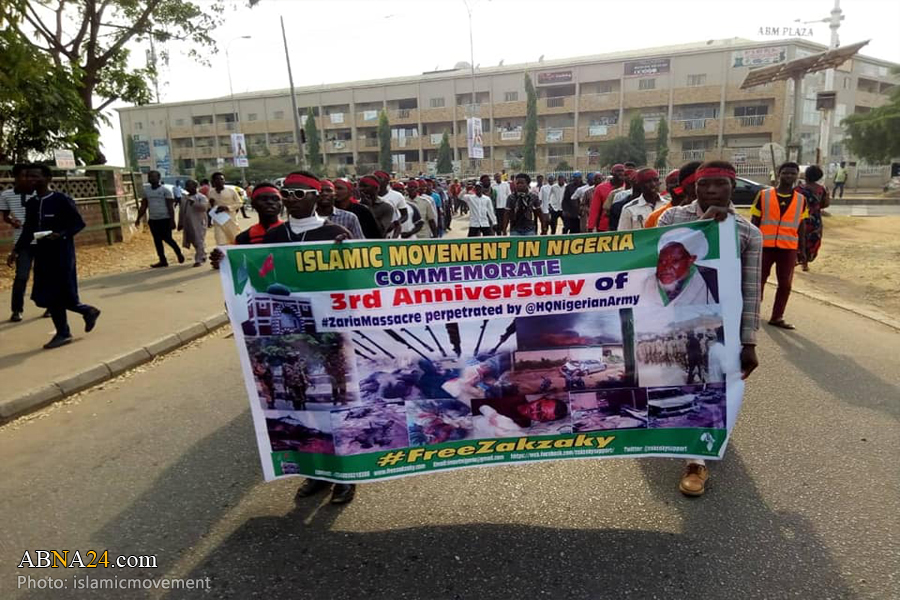 Photos: Free Zakzaky massive protest held in Abuja 