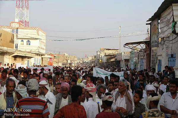 Mass rally in Hadeidah denounces Saudi violations of ceasefire agreement