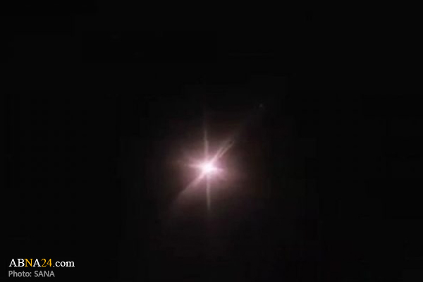 Syrian Air defenses intercept hostile missiles launched by Israeli warplanes