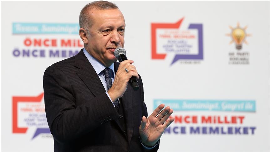 أردوغان يحذر أمريكا من الندم لدعمها القوات الكردية في سوريا