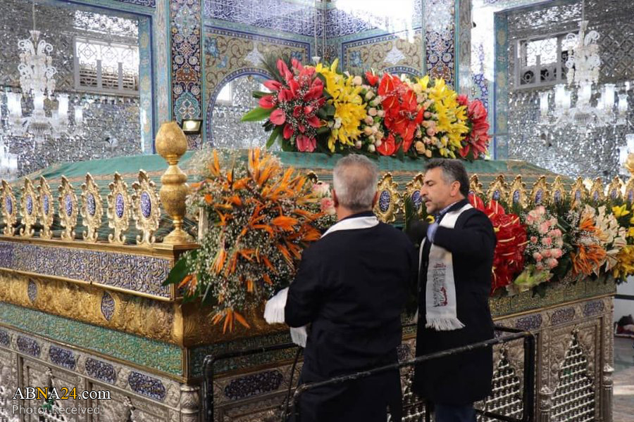 تقرير مصور/ تزيين مرقد السيدة "زينب" (ع) بمناسبة ولادتها