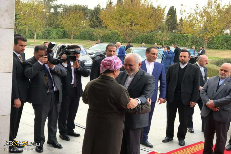 Iran's Zarif, former Iraqi Kurdish president meet in Erbil