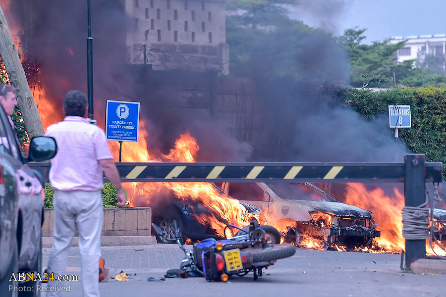 تقرير مصور/ مقتل 14 شخصاً بهجوم ارهابي في نيروبي
