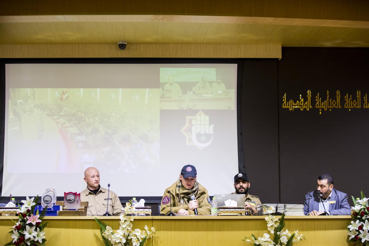 أكاديميّةُ الكفيل للتدريبِ والإسعاف الحربيّ تستعرضُ أهمّ نشاطاتِها خلال 3 سنين وخطّتَها المستقبليّة
