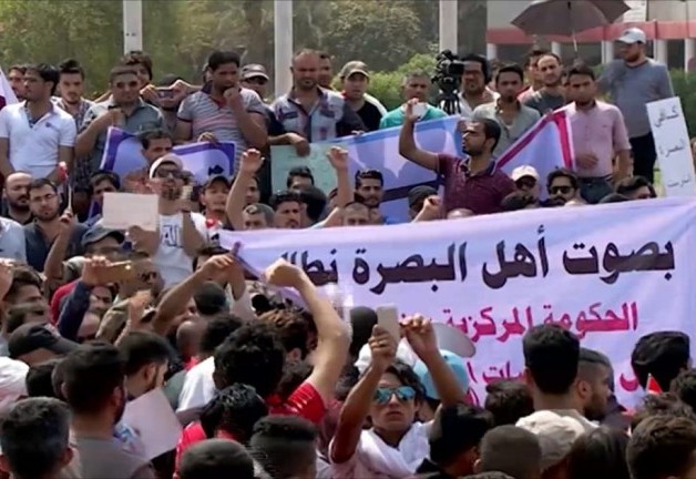 تظاهرات البصرة تتجدد بـ"تهديد جديد" من المتظاهرين