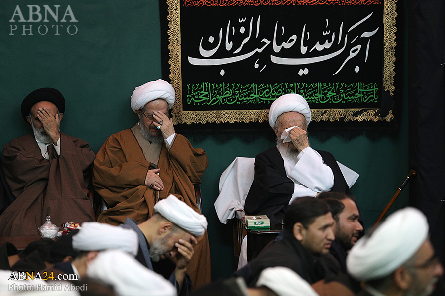 Photos: Mourning ceremony on Sayyida Fatimah's martyrdom anniv. at offices of Grand Ayatollahs 