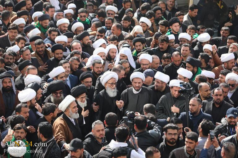 Photos: Mourning procession on Sayyida Fatimah's martyrdom anniv. in Najaf, Iraq