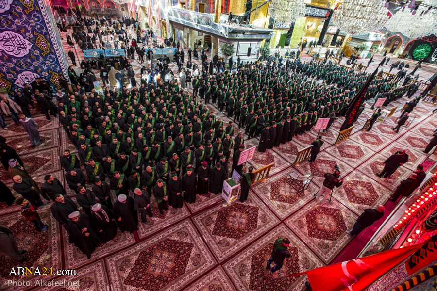 Photos: Mourning procession on Sayyida Fatimah's martyrdom by servants of Holy Shrines in Karbala