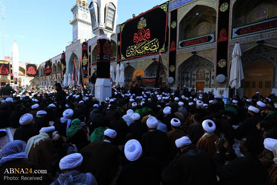 تقرير مصور/ آية الله "بشير النجفي" يشارك في مجلس العزاء بمناسبة استشهاد السيدة "فاطمة الزهراء" (ع)