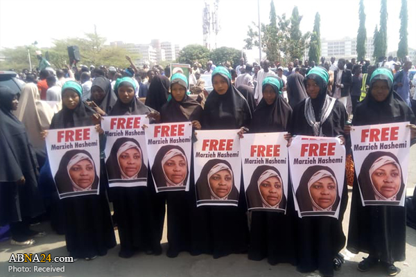 Photos: Nigerian Islamic Movement's women rally in solidarity of Press TV anchor
