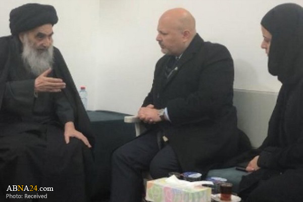 UN special adviser meets Ayatollah Sistani