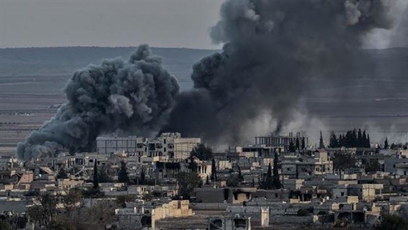 米主導有志連合軍が、シリアのデリゾールを爆撃