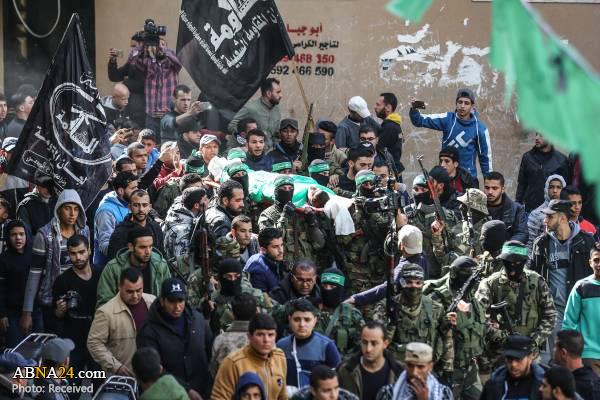 Photos: Funeral ceremony for Palestinian youth martyred by Israel