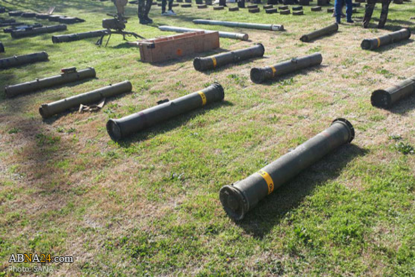Syrian Forces discover ammo, weapons left behind by terrorists in Daraa, Damascus, Homs