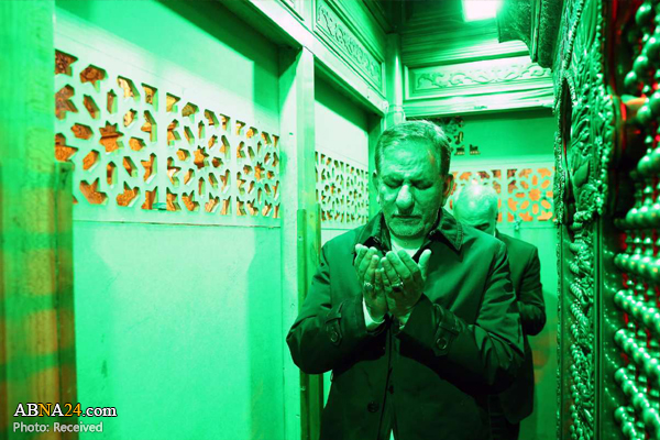Iran's Jahangiri visits Sayyidah Ruqayya Holy Shrine in Damascus / Pics