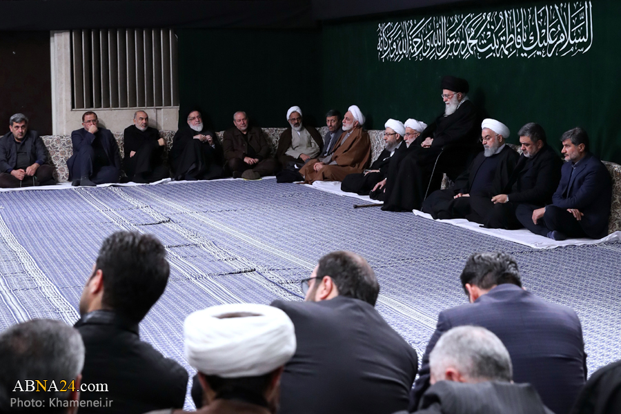 Photos: First mourning ceremony on martyrdom of Hazrat Zahra (pbuh) at Imam Khomeini Hussainiya