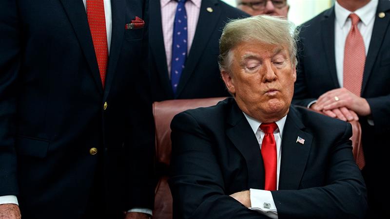 Бојкот! Трампын иллик чыхышында ҝәрҝин атмосфер